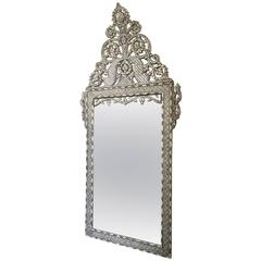 Late 19th Century Moroccan Bone Inlaid Mirror 3
