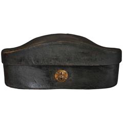Sensational Early 19th Century Chapeau De Gendarme Hat Box 3