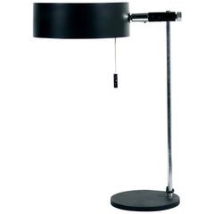 Very Rare 1960s Adjustable Table Lamp Metal & Chrome Germany, Mid-Century Modern 7