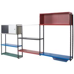 Impressive Metal Wall Unit Attributed to Mathieu Mategot, 1960s 5
