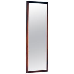 Kai Kristiansen Rectangular Rosewood Mirror, Denmark, 1960s