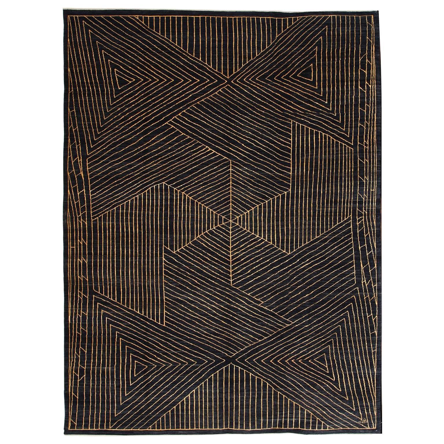 Orley Shabahang "Taar" Contemporary Persian Rug, 10x14