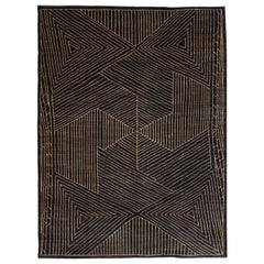 Tapis persan contemporain Orley Shabahang "Taar", 9' x 12'