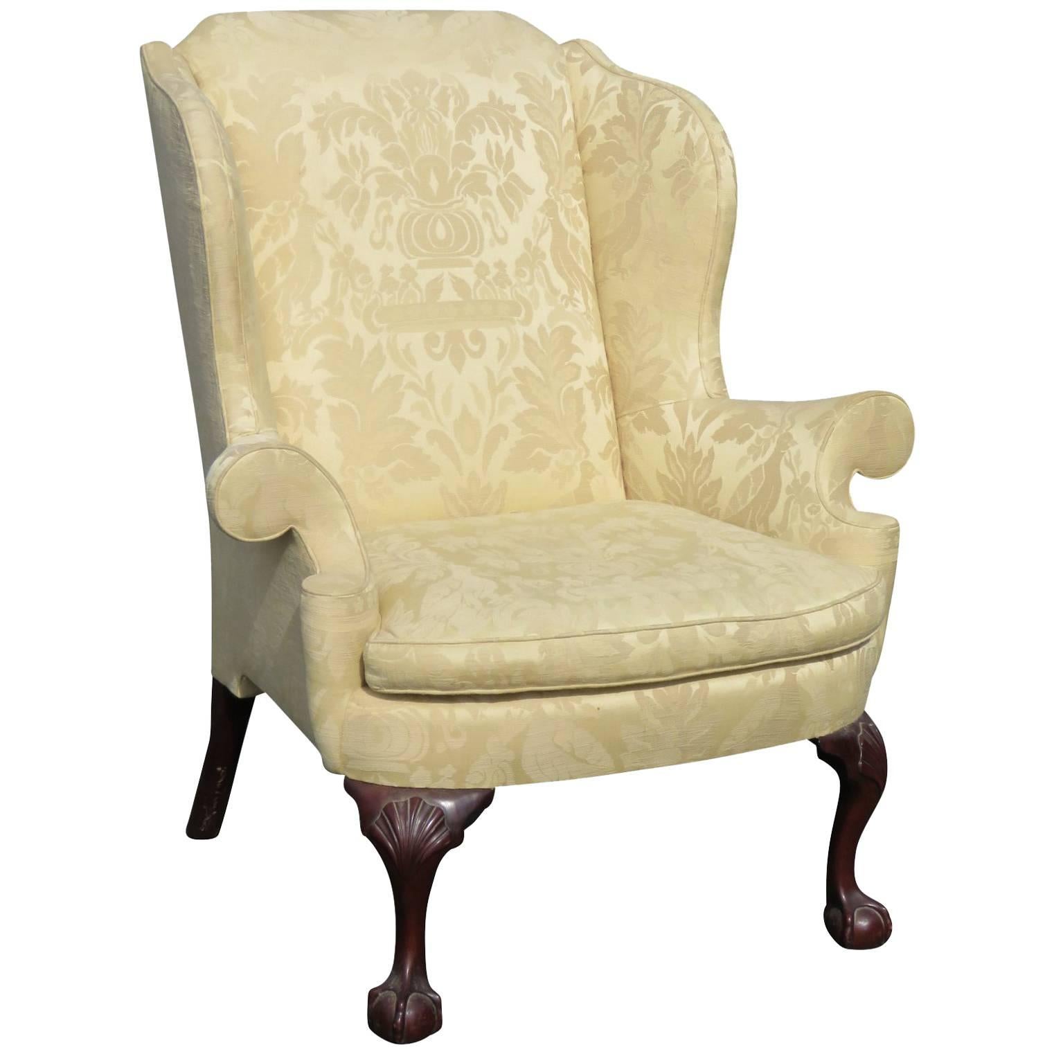 Kindel Winterthal Ball and Claw Wing Chair
