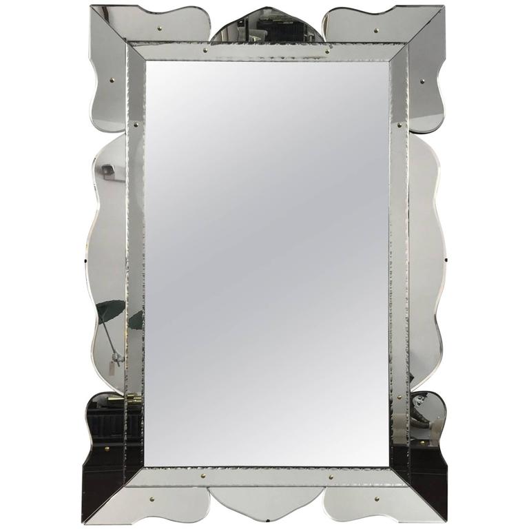 Monumental Vintage Hollywood Regency Scalloped Mirror At 1stdibs Monumental Vintage Hollywood Regency Scalloped Mirror For