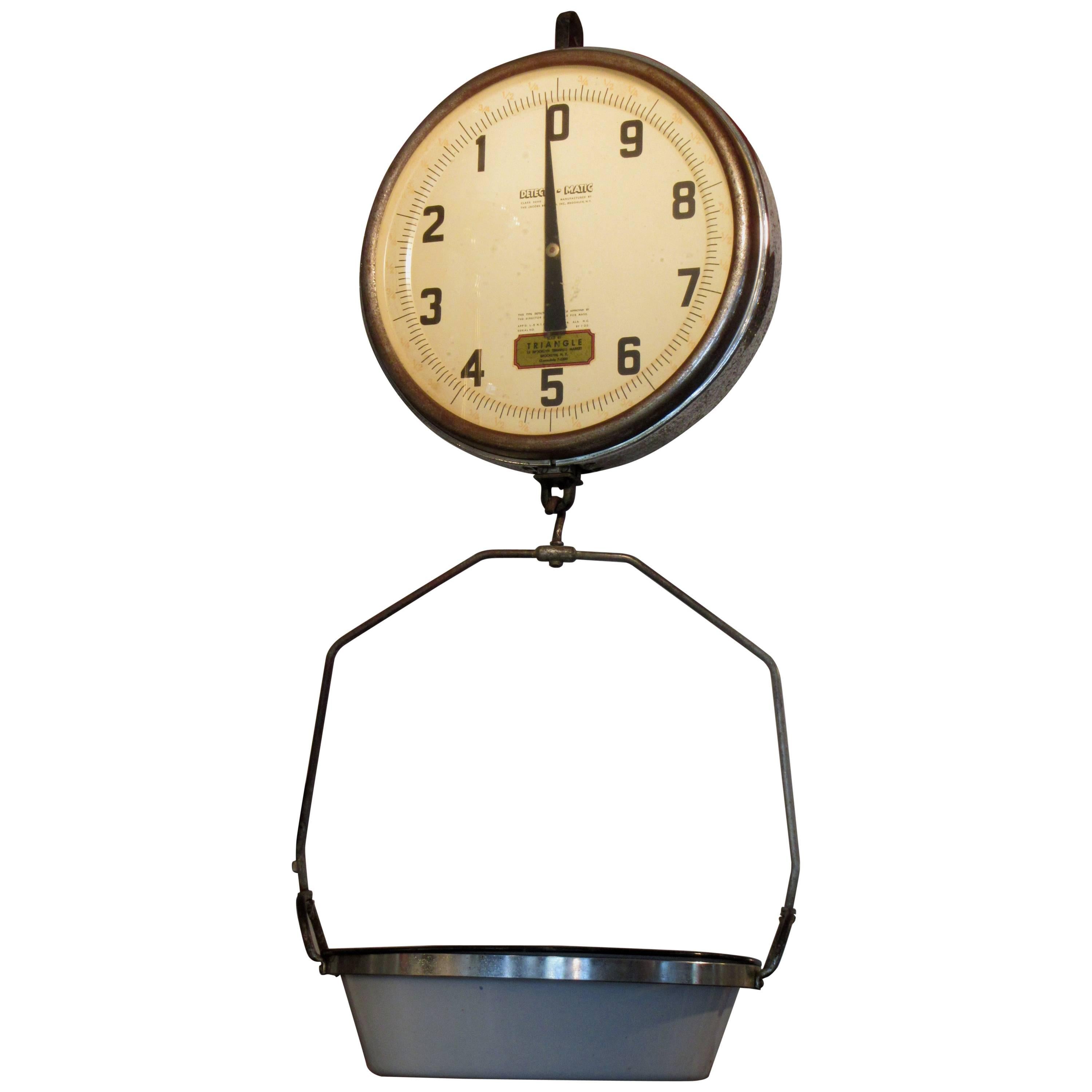 1960s Detecto Matic Hanging Scale