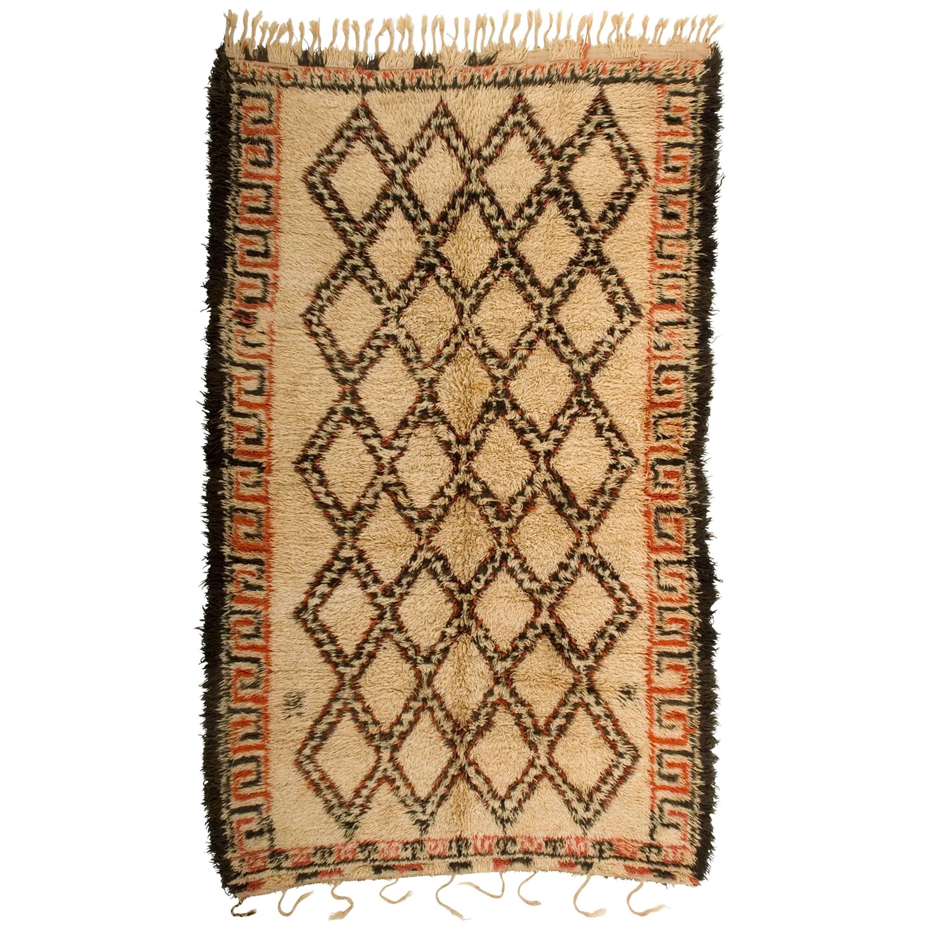 Moroccan Wool Rug - 6'6 x 10'5