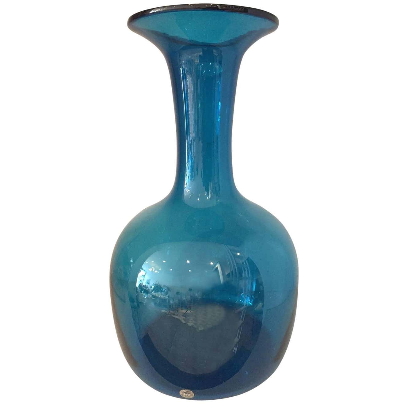 Blenko Rectangular Vase Mid-Century Blenko Vase at 1stDibs