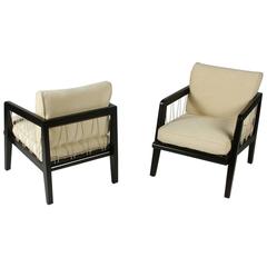 Pair of Edward Wormley Precedent Collection for Drexel Lounge Chairs