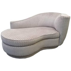 Vladimir Kagan Style Chaise Lounge Chair