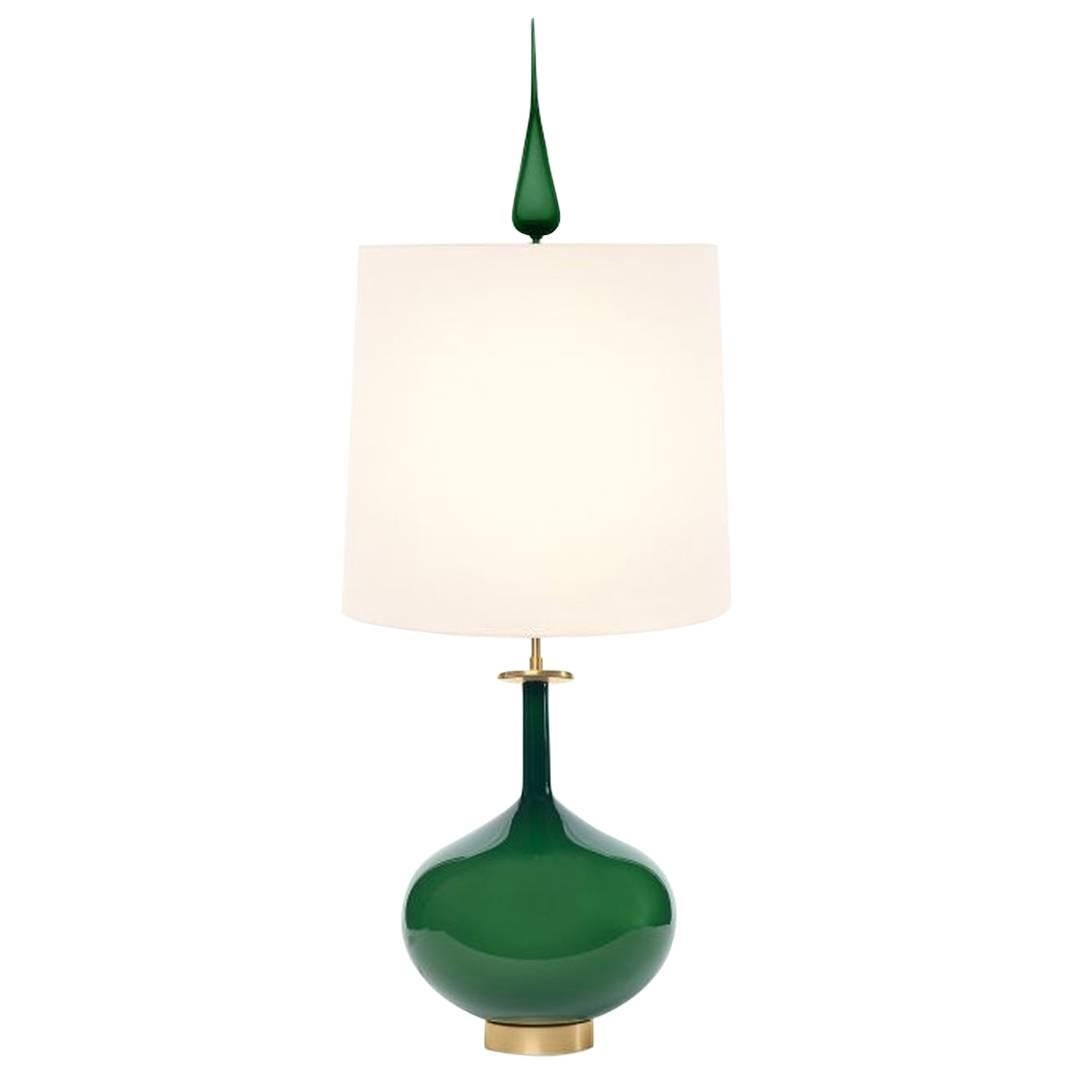 Joe Cariati Eden Table Lamp, Emerald For Sale