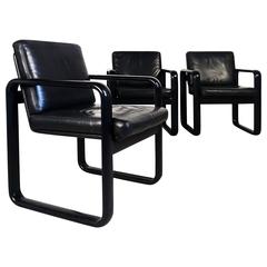 Three Hombre Armchairs by Burkhardt Vogtherr for Rosenthal