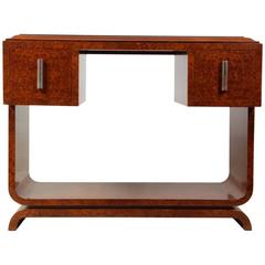 Art Deco Dressing Table in Amboyna French, circa 1920 6