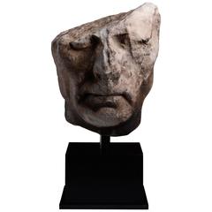 Ancient Roman Republican Marble Head - 50 Bc