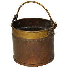 Diminutive Copper and Brass Bucket