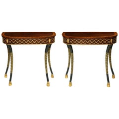 Pair of Regency Console Tables
