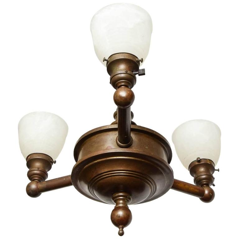Bronze Light Fixture For Sale at 1stdibs