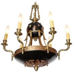 Empire Style Six-Light Chandelier 11