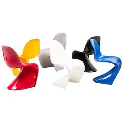 Set of Six Panton Chairs, Primary Colors 10