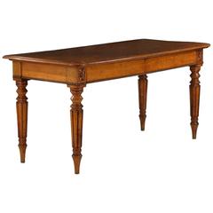 Antique English Carved Oak Huntboard Victorian Console Table, circa 1860-1880