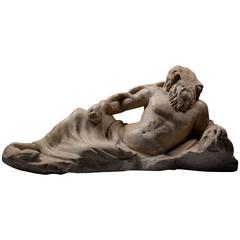 Ancient Roman Marble Statue of a God - 200 AD 8
