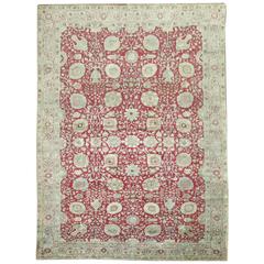 Antique Persian Tabriz Rug 1