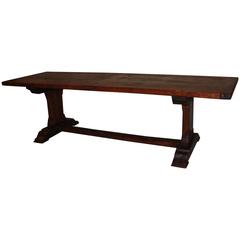 Mid-19th Century Trestle Dining Table from a Monastery in France