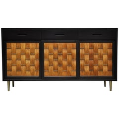 Dunbar Rosewood Woven Front Sideboard by Edward Wormley
