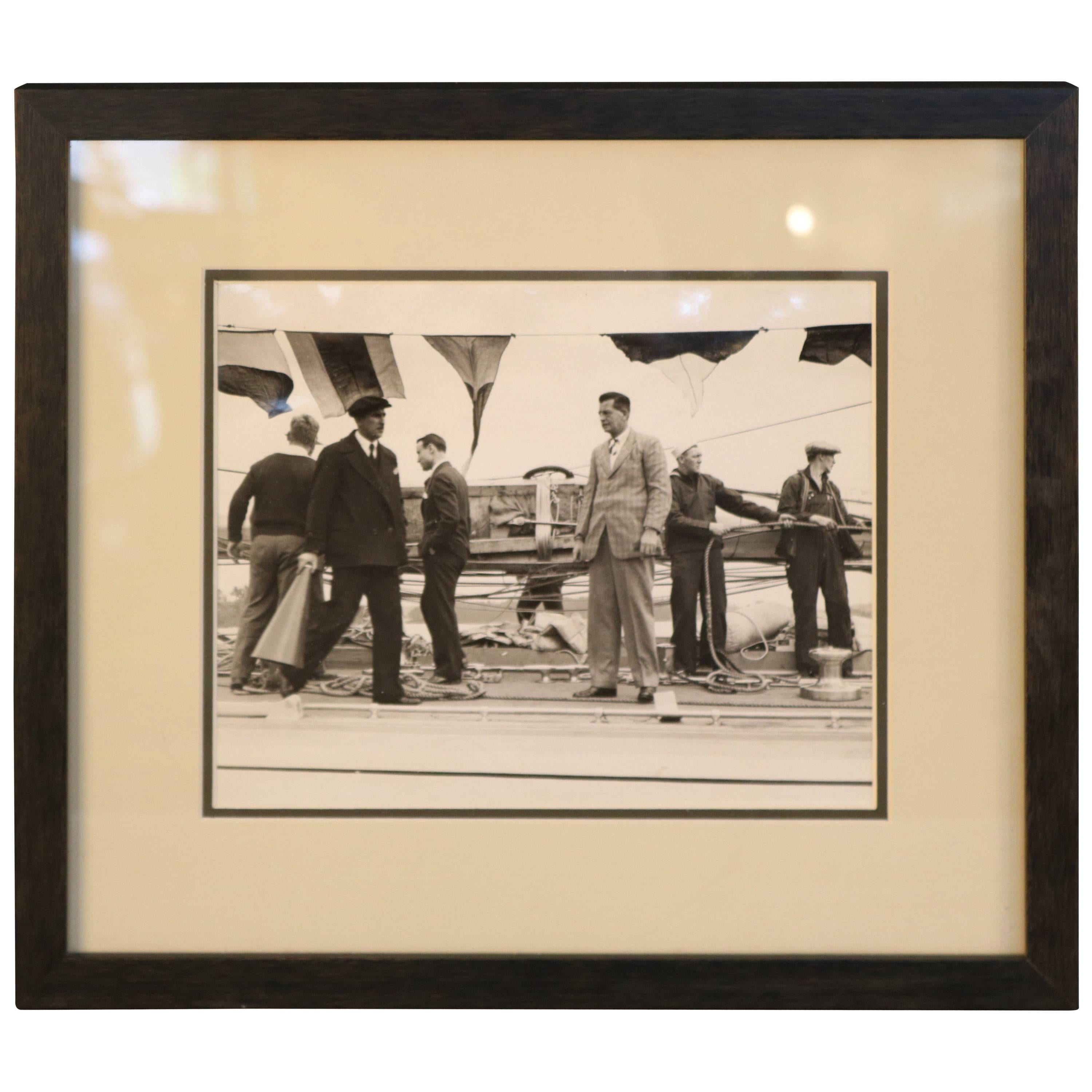 Original Press Photo of Harold Vanderbilt For Sale