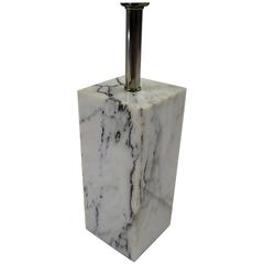 1970s Sonneman Marble Plinth Table Lamp for Kovacs 1