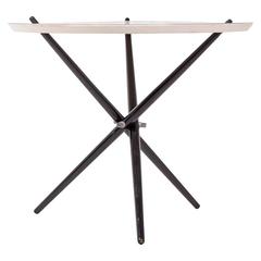Orly Small Tripod Table by Hans Bellmann for Knoll Associates