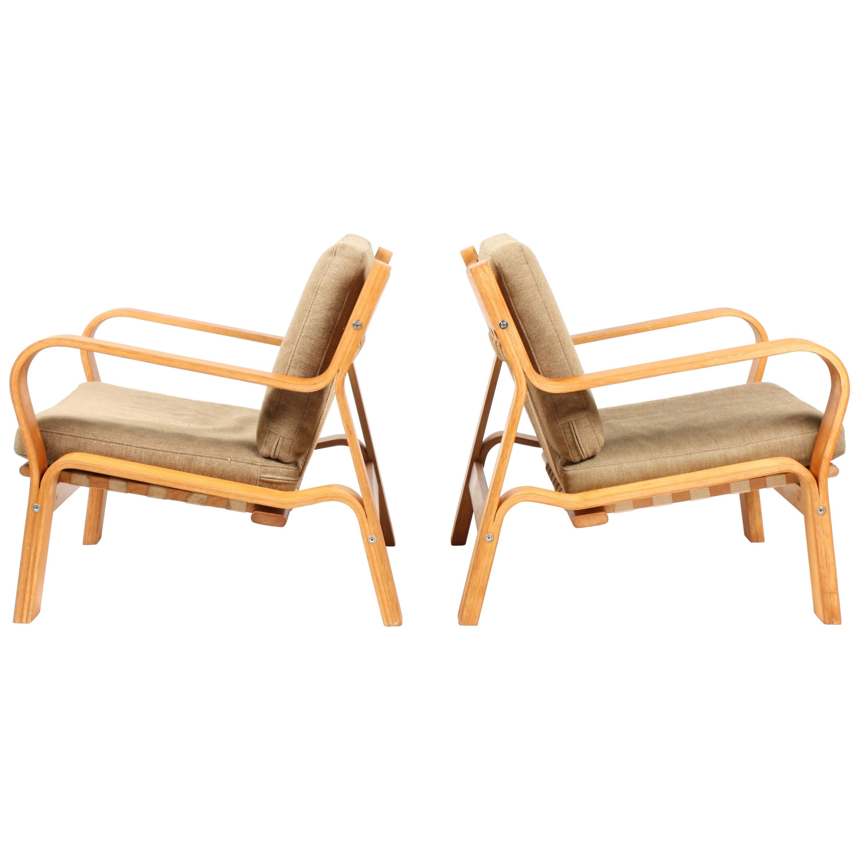 Pair of Easy Chairs by Wegner