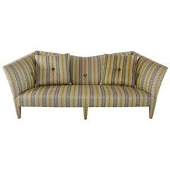 Used Donghia Yellow Stripe Spirit Sofa by John Hutton