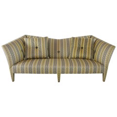 Canapé vintage Donghia à rayures jaunes Spirit de John Hutton