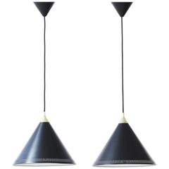 1950s Lyfa Ceiling Lamps by Bent Karlby