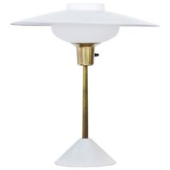 1950s Swedish Table Lamp in the Style of Holm Sorensen