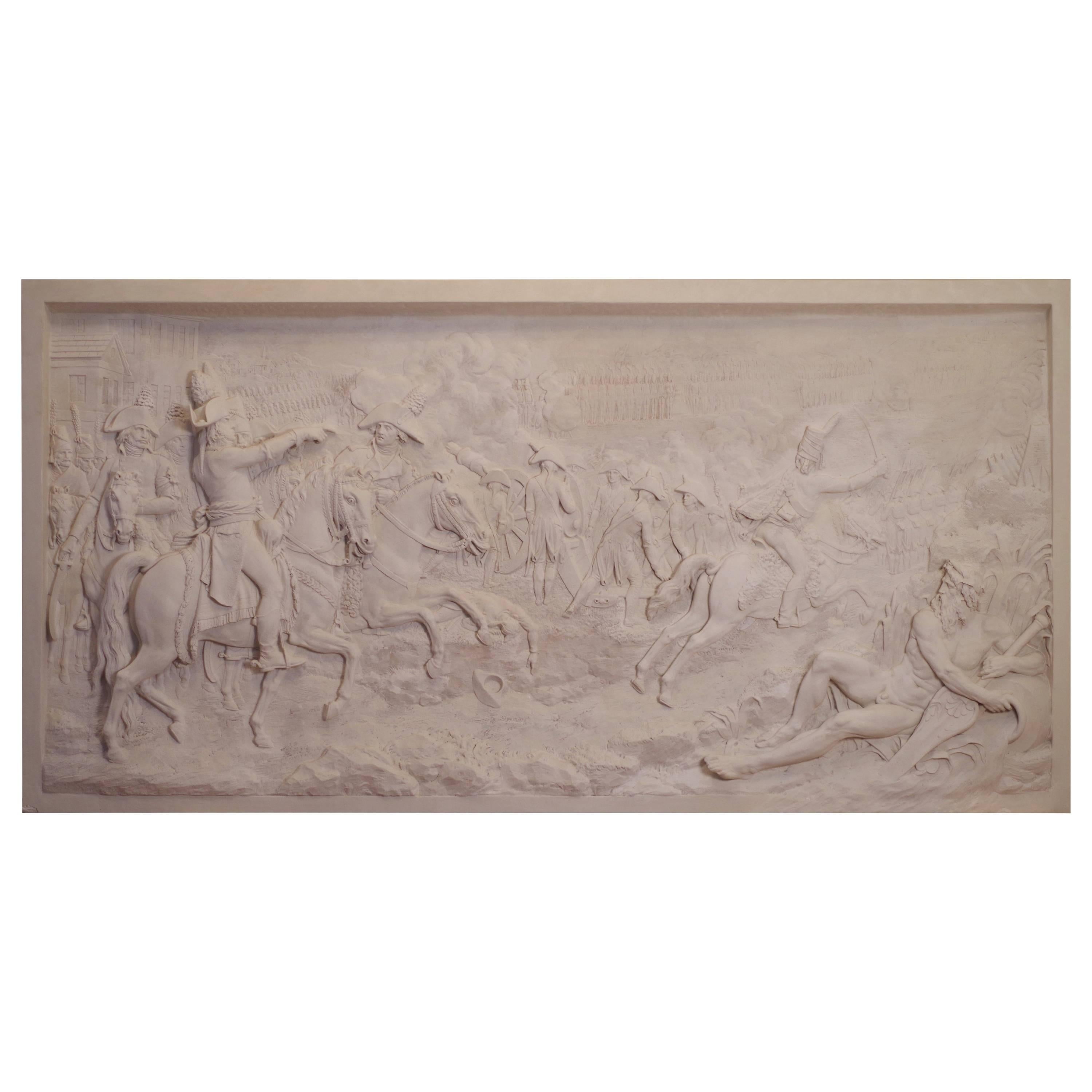 Great Stucco Bas Relief, Simon Louis Boizot, Representing the Battle of Neuwied