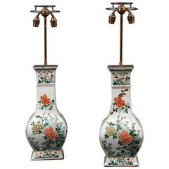 Pair of Early 19th Century Chinese Vases, Now as Lamps