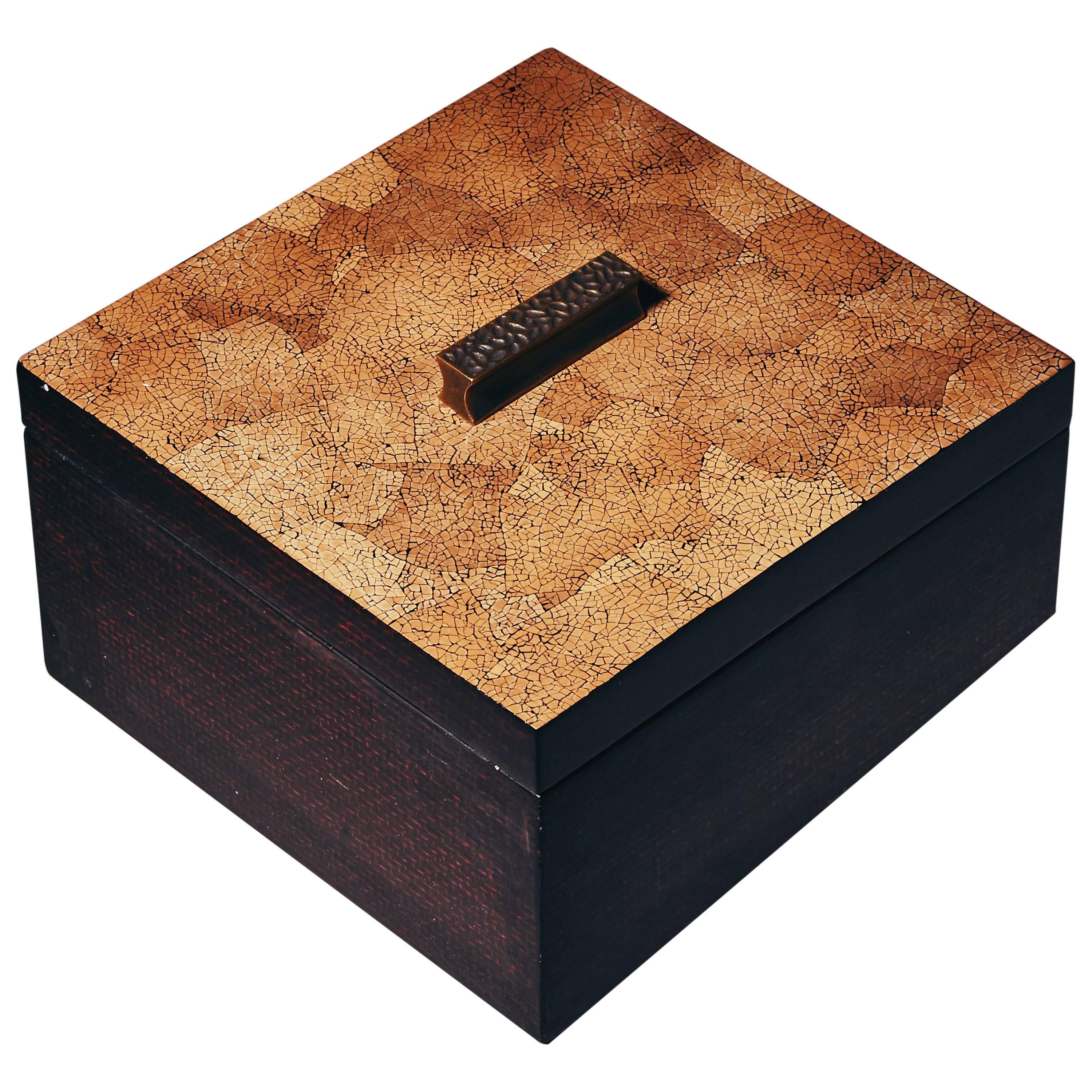 Decorative Boxes, ELLA by Reda Amalou Design, 2016 - Brown Eggshell, Black