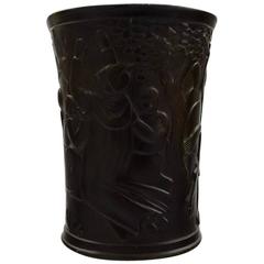 Vintage Cup or Vase, Designed by Just Andersen, Decorated with the Legend of Dannebrog