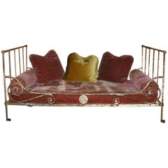 French 19th Century Folding Iron Bed