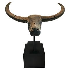 Large 19th Century Indonesian Sculpture of a Bull 7