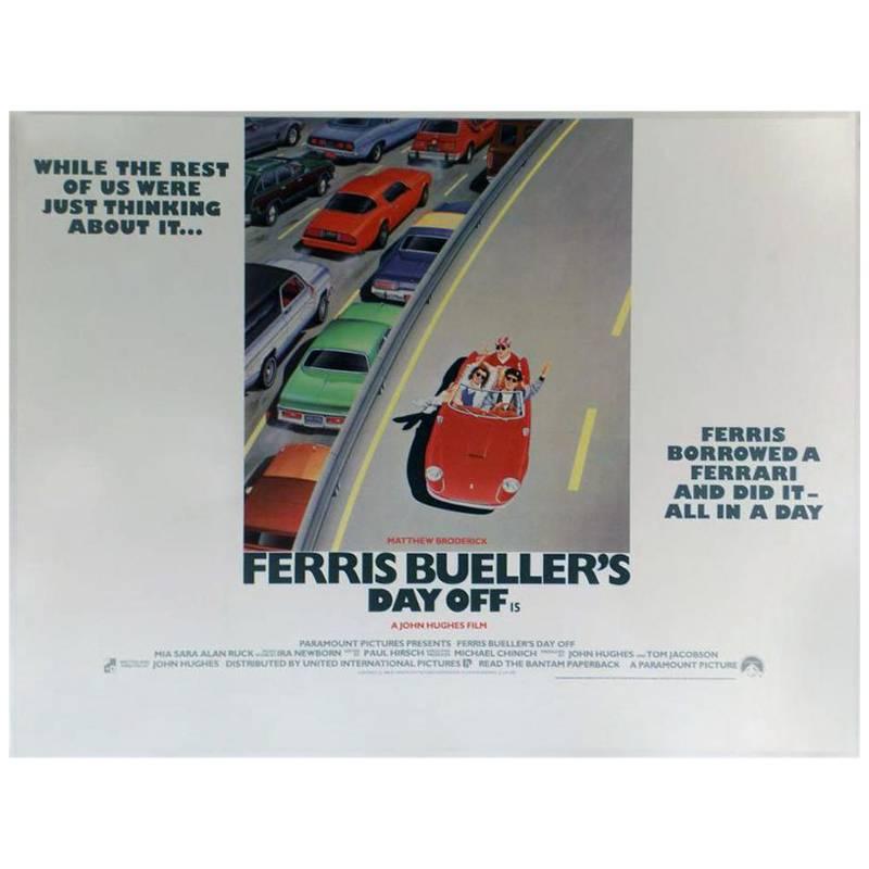 "Ferris Bueller's Day Off" Film Poster, 1986 For Sale