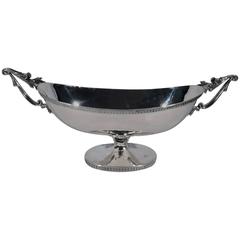 Italian Neoclassical Hand Hammered Silver Bowl 4