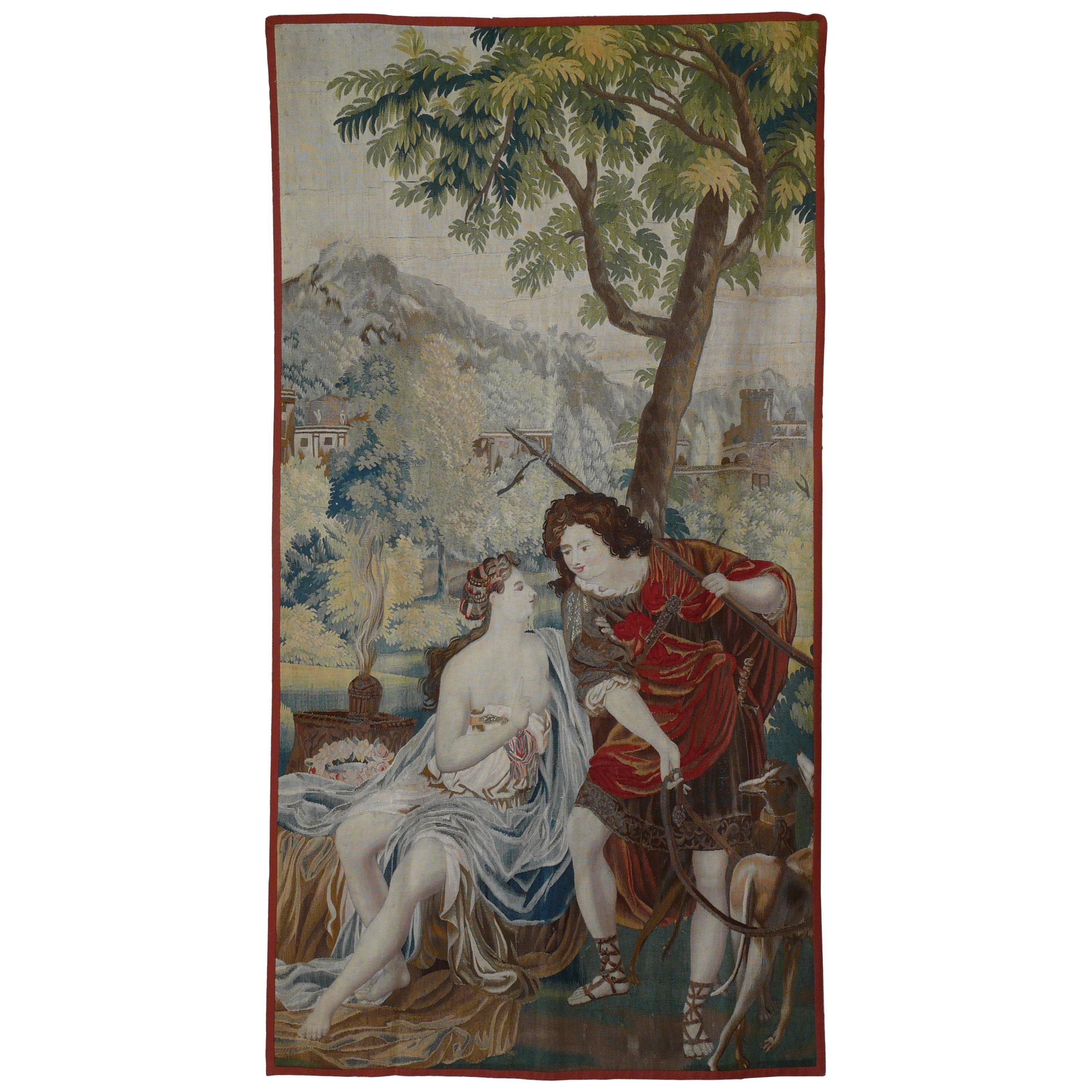 Wandteppich aus dem 18. Jahrhundert von Aubusson im Angebot