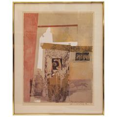Robert Rauschenberg "Watermark" Color Lithograph, Signed 136/250, 1973