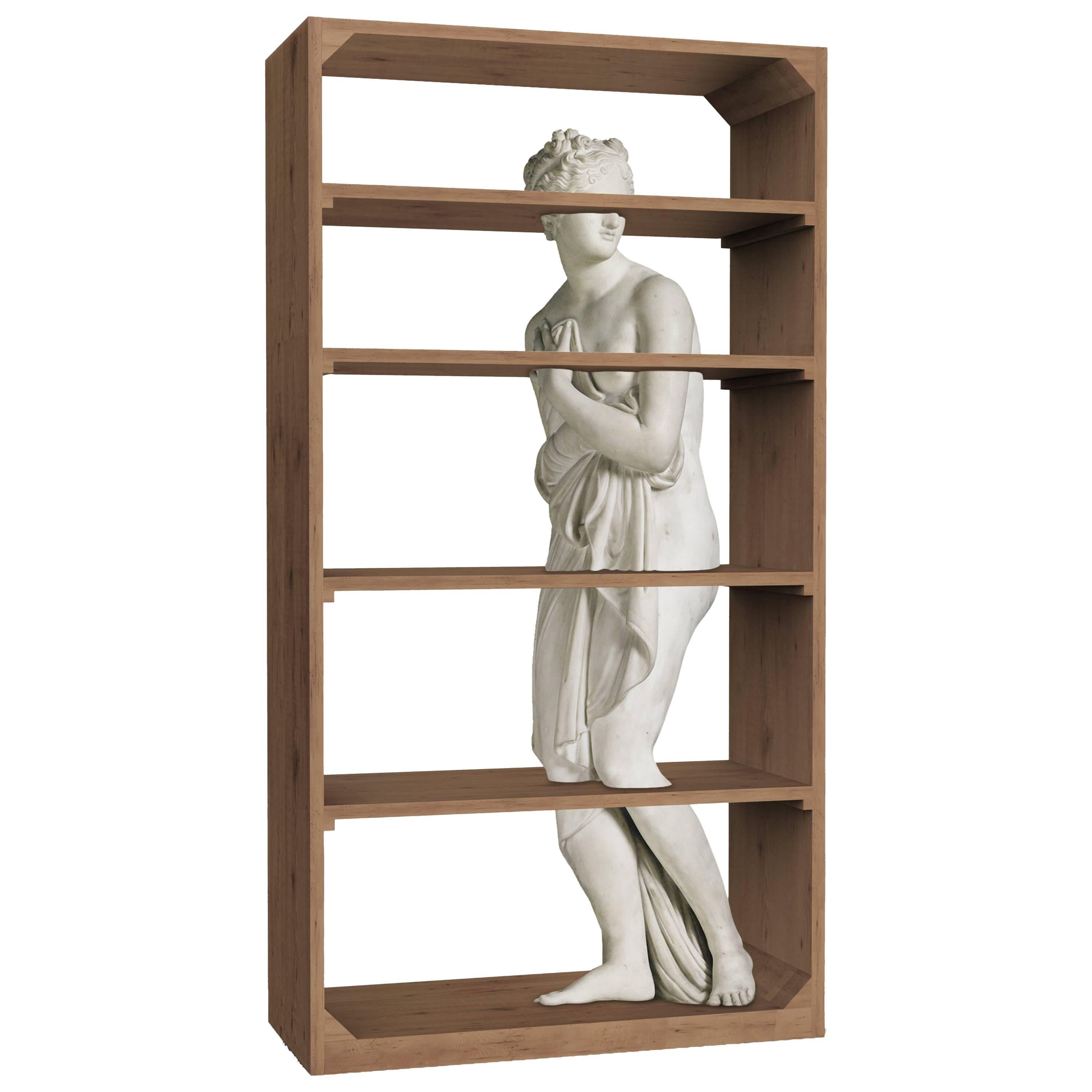 Fabio Novembre Driade "Venus" Bookcase in Natural Oak, Designed 2017 For Sale