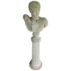 Cast Stone Italian Bust of Hermes 6