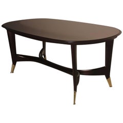 Table de salle à manger élégante italienne attribuée à Guglielmo Ulrich, années 1950