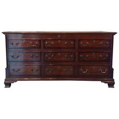 Mid-18th Century Lancashire Oak Mule Chest